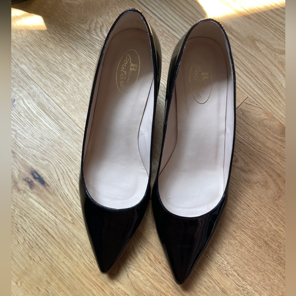 BROWNS Black Patent Leather Women's Shoes